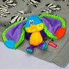 Nuby Teether Tugz Plush Silicone Teething Toy - Baby Teething Toy - 3+ Months - Rabbit