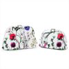 Botanical Innocence W1000800 Round Pouch (Small), Botanical Pattern, Floral Pattern, Makeup Pouch, Stylish, Cute