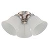 Westinghouse Lighting 7784900 Three LED Cluster Ceiling Fan Light Kit, Brushed N
