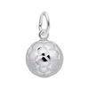 Sterling Silver Soccer Ball Charm