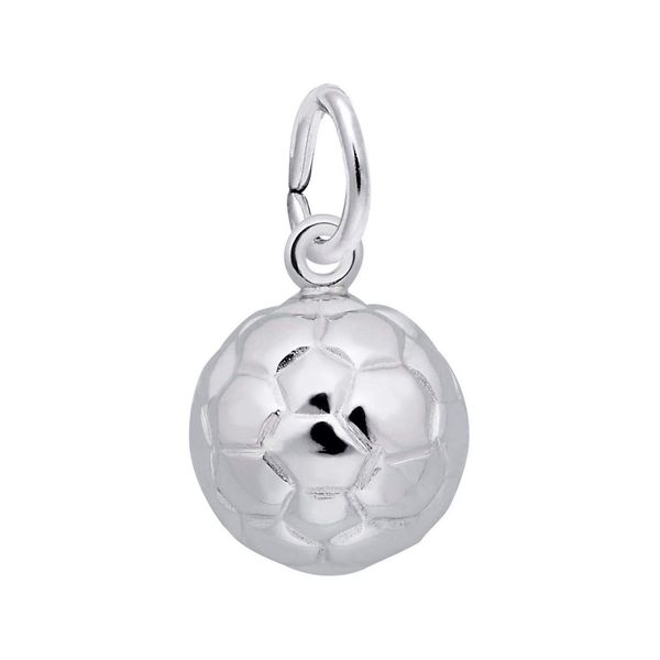 Sterling Silver Soccer Ball Charm