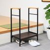 Entrance Stand, Width 23.6 inches (60 cm), Includes Handrails, Both Sides Handrails, Entryway, Step Stool, Compact