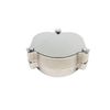 Dental aluminum flask for laboratory spring press compress and denture prepare