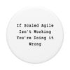 Agile Scaled Project Management Enterprise Funny PM Coach PopSockets Swappable PopGrip
