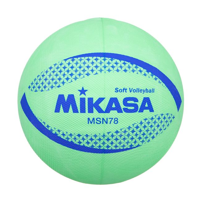 Mikasa MSN78-G Color Soft Volleyball Circumference 30.7 inches (78 cm), Test Ball (Green)