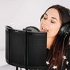 TONOR Microphone Isolation Shield, Studio Mic Sound Absorbing Foam Reflector ...