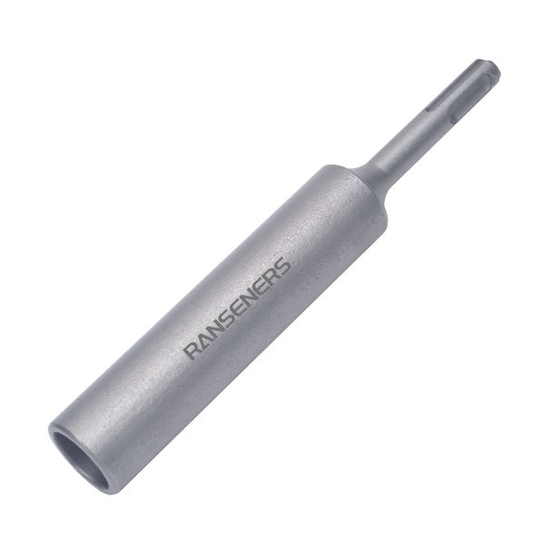 RANSENERS SDS-Plus Groud Rod Driver, 170 * Ø20mm (6.7*Ø0.79inch), for use with Rotary Hammer Made of Hardened steel