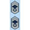 U.S. Air Force E-9 Chief Master Sergeant (2 on one Sheet) 1.25" x 2.5" Decal