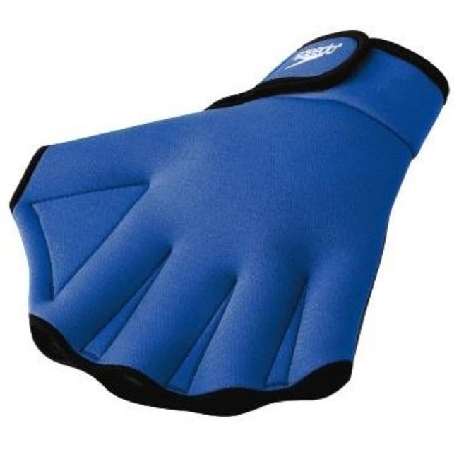 Speedo unisex adult Swim Training Fitness aquatic gloves, Royal, Medium US