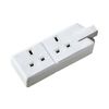 Permaplug By Masterplug ELS132W-01 Two Socket Trailing Socket, Without Plug And Cable, 13 Amp, White