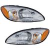 Driver and Passenger Side Headlights For Ford Taurus 2000-2007 Halogen
