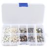 HALJIA 250PCS 10Value Tactile Push Button Touch Switch Micro Momentary Tact SMD Assortment Kit + Plastic Box
