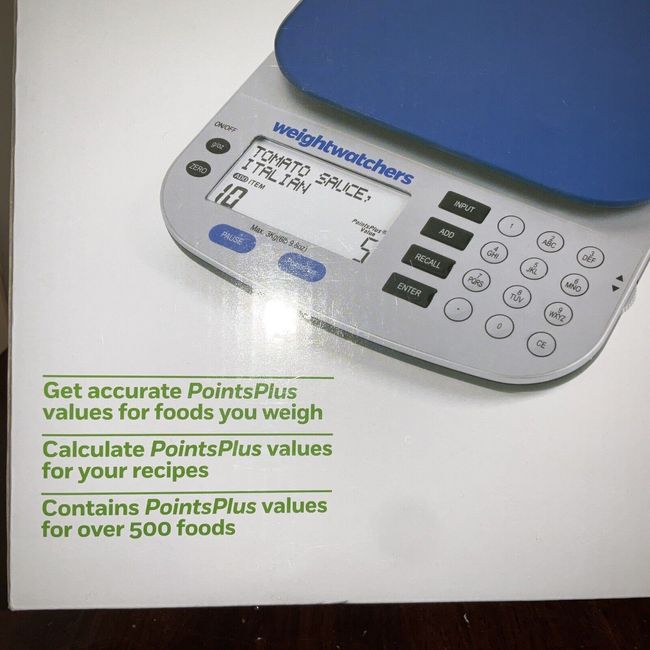 Weight Watchers Electronic Food Scale w PointsPlus Values Database Model  30060