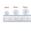 Hyamass 100pcs Mini Clear Plastic Suction Cups Without Hooks (Diameter 20mm)