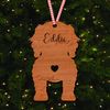 Cockapoo Dog Bauble Dog Bum Ornament Personalised Christmas Tree Decoration