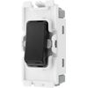 BG RPCDB12C Evolve Grid Black 20A 20AX 2 Way 1 Pole Centre-Off Switch Module