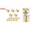 5pcs 11mm Dia Brass Electroplating Door Cabinet Ball Catch Latch Closures