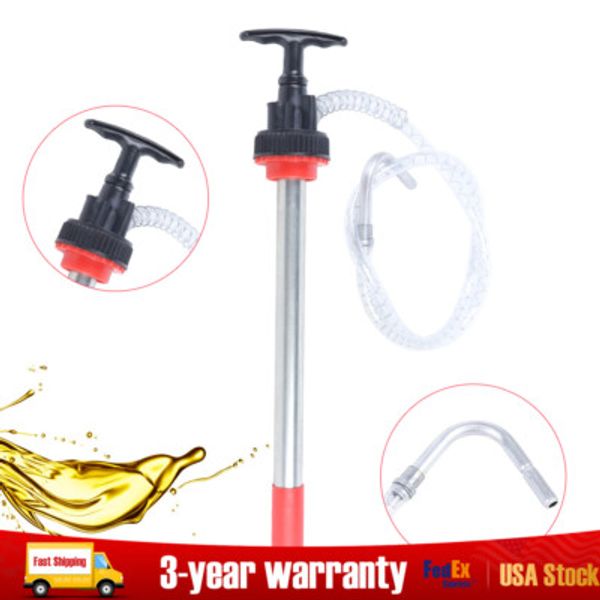 Fluid Oil Transfer Pump Hand Gear Oil Pump Dispenser for 5 Gal Bucket Pail 360°