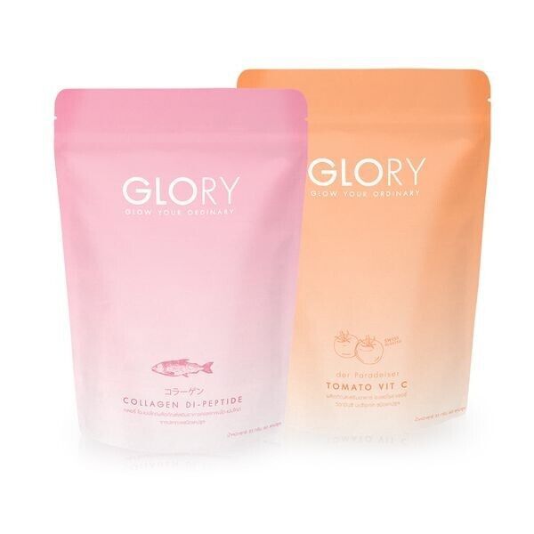 Glory Collagen Dipeptide & Tomato Vit C Brighten Clear Soft Radiance Skin