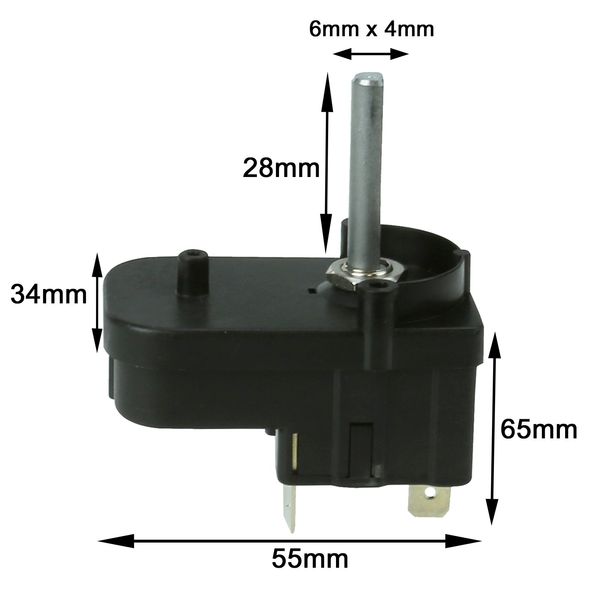 First4Spares Compatible with Dualit Type Mi7 2, 3, 4 Slice Toasters 4 Minute Mechanical Run Back Timer 01364