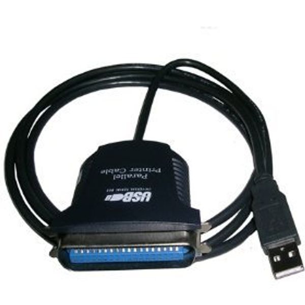 USB A-Male to Parallel CN-36 Male Adapter Cable
