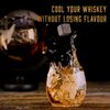 Whisiskey – Whiskey Decanter – Globe - 900 ml – Whiskey Carafe Set - Gifts for Men – Inc. 4 Whiskey Stones – Spout – Glass Stopper and Pliers