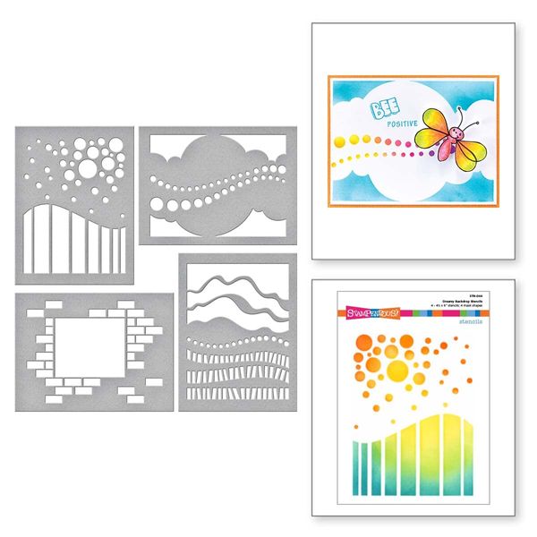 Stampendous Dreamy Backdrop Stencils