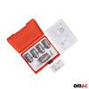 OMAC Wheel Lock Kit for Ford Focus 2005-2018 M12X1,5 Galvanized Silver 4Locks & 1Key