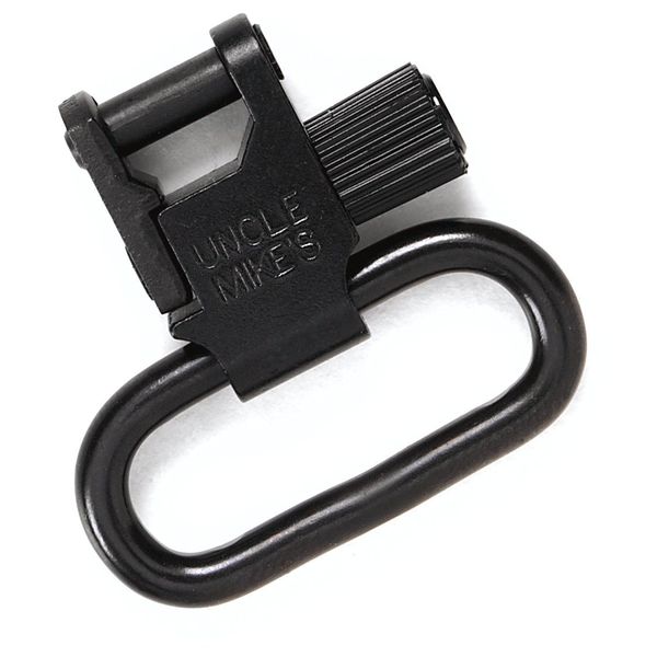 Uncle Mike's Tri-Lock Quick Detach Sling Swivel Set (Blued, 1-Inch)