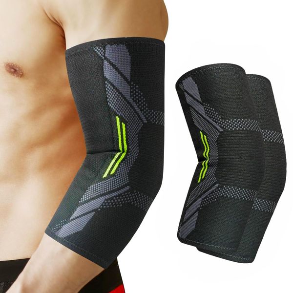 Pnrskter Ellenbogenbandage, tennisarm bandage, ellenbogen bandagen herren damen,elbow support Schmerzlinderung bei Golfellenbogen,Workout, Gewichtheben (Size M)