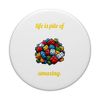 Funny Build Something Amazing Building Blocks Brick Lover PopSockets Standard PopGrip