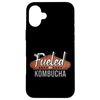 Fueled by Kombucha – Funny Probiotic Lover Fermented Drink Case for iPhone 16 Plus
