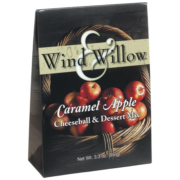 Wind & Willow Caramel Apple Cheeseball, 3.3-Ounce Boxes (Pack of 6)