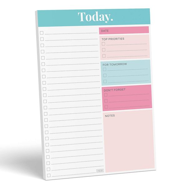 Sweetzer & Orange Daily Planner 2024, Undated Planner To Do List Notepad. 7x10” Day Planner Note Pad. Checklist Productivity Organizer, Work Planner, Academic Planner, Daily To Do List Planner