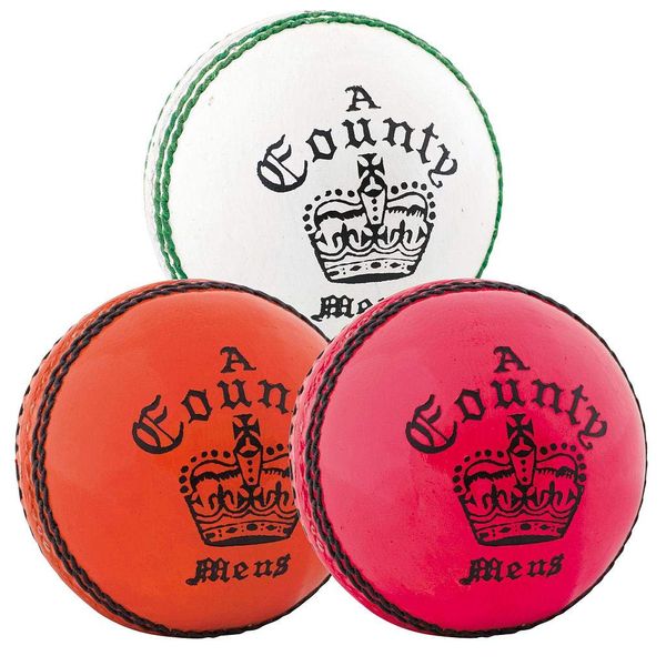 Readers County Crown Cricketball, 156 g, Rosa, für Herren