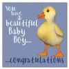 Beautiful Baby Boy - Greetings Card