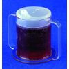 Providence Spillproof Containers Independence 2-Handle Plastic Mug - Pack of 3 - Model 49