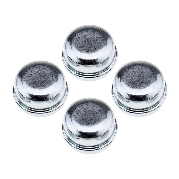 EMSea 4Pcs Trailer Bearing Hub Cap Dust Cover Fit for Outer Diameter 50.4mm/1.98inch Trailer Hubs Utility Fishing Boat Sailboat Trailer for Most 2000 to 3500 Pound Axles Compatible with Dexter