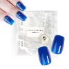 Clear Nail Tips [Regular Square Set of 120] Square Regular Square Nail Tips, Clear, Clear Tips, Full Coverage, Plain, Practice Sample, False Nails, Color Chart