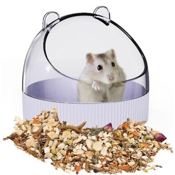 Tafit Dwarf Hamster Gerbil Food Bowl For Small Pets.Food Safe Materials.Lavender