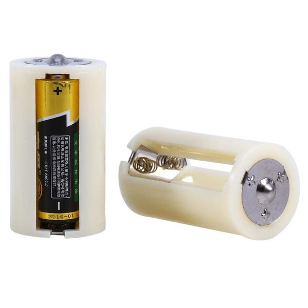Batteriehalter Konverter, 4 Stück Universal 3 AA bis D Größe Parallel Batteriekonverter Adapterhalter Koffer Box, Adapter Konverter Batteriehalter Koffer Box