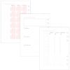 Mizutama A5 Marks Organizers Pattern ODR-DC18-A Binder Trial Refill