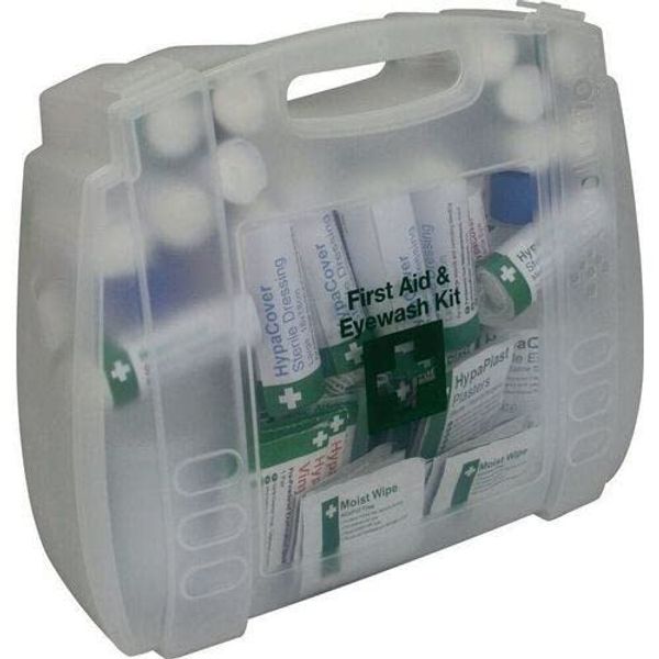 Slingsby 358724 HSE Compliant First Aid and Eye Wash Kit