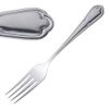 Olympia Dubarry Table Fork Cutlery Dining Kitchenware Tableware Cookware Cooking Kitchen Home Restaurant 18/0 Stainless Steel. Solid Handle. Pack Quantity: 12