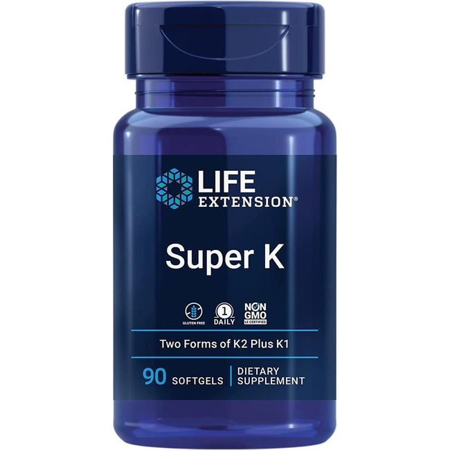 Vitamin K Japan Direct Life Extension Super K 90 Softgels 8