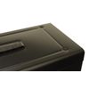 Foolscap Metal File Storage Box - Includes 5 Suspension Files, Plastic Tabs & Inserts GDPR Compliant (Black)
