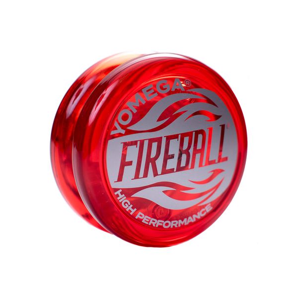 Yomega Fireball -HIGH Performance YOYOS Responsive Transaxle Yoyo, Great for Players to Perform Like Pros + Extra 2 yo yo Strings & 3 Month Warranty (Red)