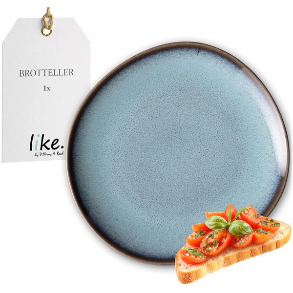like. by Villeroy & Boch Lave Glace Bread Plate 17 cm