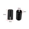 sourcing map 50pcs Tactile Push Button Switch Caps 5x9mm for 6x6x7.3mm Micro Tactile Switch Black