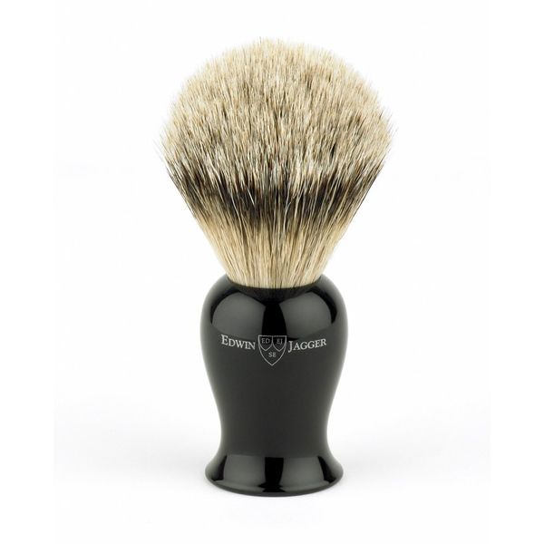 Edwin Jagger Plaza Imitation Ebony Best Badger Shaving Brush